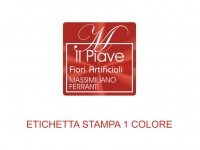 Etichette adesive per fioristi, fiorai e vivaisti (mm 25x25)  (cod.28G)
